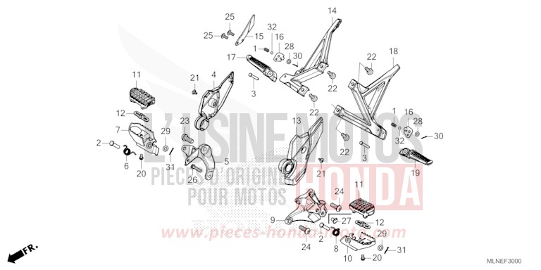 STUFE von Africa Twin Schaltgetriebe MAT BALLISTIC BLACK METALLIC (NHA86) von 2025